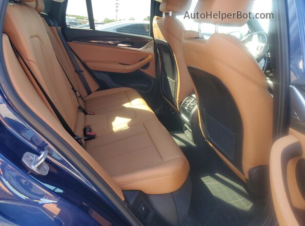 5UX53DP05P9P36141 2023 BMW X3 Синий Вид задней части салона