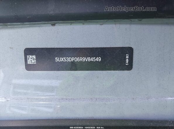 5UX53DP06R9V84549 2024 BMW X3 Gray 