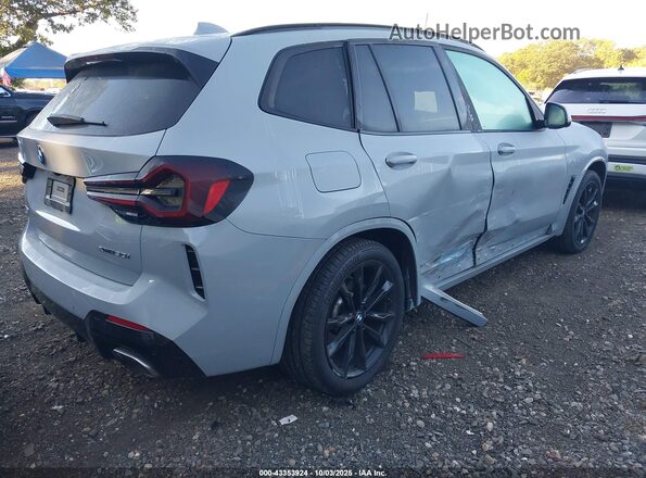 5UX53DP06R9V84549 2024 BMW X3 Gray Հետևի աջ