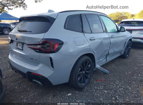 5UX53DP06R9V84549 2024 BMW X3 Gray Դիմացի տեսք