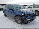 2022 Bmw X3 Xdrive30i Blue vin: 5UX53DP07N9L16667