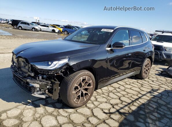 5UX53GP06S9Z00619 2025 BMW X3 Black Front left