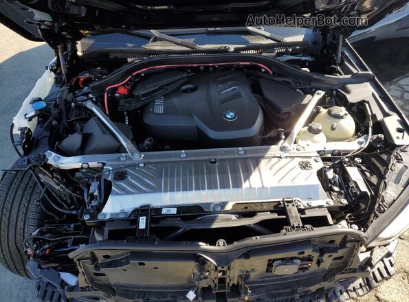 5UX53GP06S9Z00619 2025 BMW X3 Black Engine compartment view