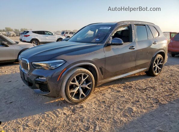 5UXCR4C04L9B61555 2020 BMW X5 Черный Передняя левая четверть