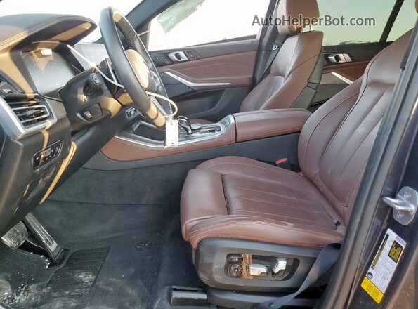 5UXCR4C04L9B61555 2020 BMW X5 Черный Вид салона спереди