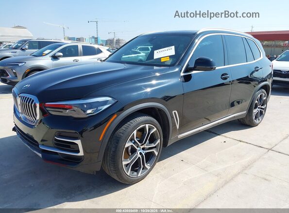 5UXCR4C08P9P71705 2023 BMW X5 Черный Передняя левая четверть