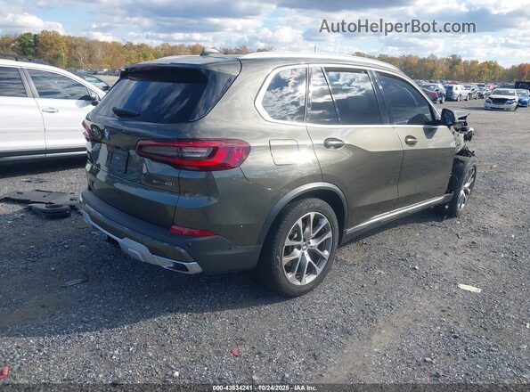 5UXCR6C04P9S00756 2023 BMW X5 Зеленый Задняя правая четверть