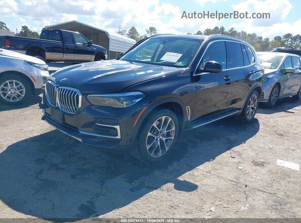 5UXCR6C07P9N44856 2023 BMW X5 Черный Передняя левая четверть
