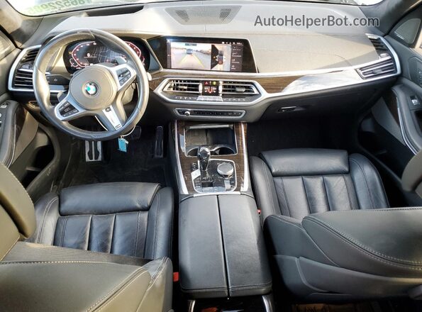 5UXCW2C04L9B62802 2020 BMW X7 Black Առջևի վահանակի տեսք