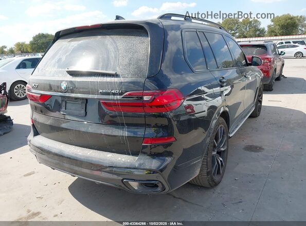5UXCW2C07M9F35333 2021 BMW X7 Черный Задняя правая четверть