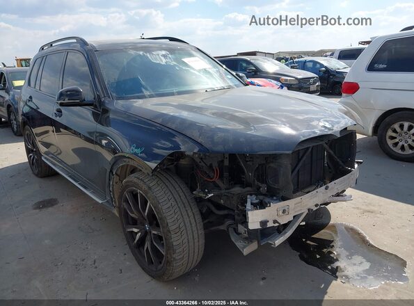 5UXCW2C07M9F35333 2021 BMW X7 Черный Передняя правая четверть