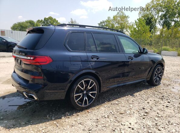 5UXCW2C51KLB44092 2019 BMW X7 Black Задня права чверть