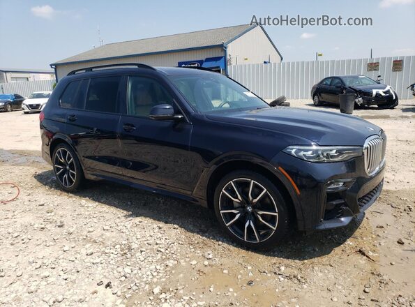5UXCW2C51KLB44092 2019 BMW X7 Black Передня права чверть