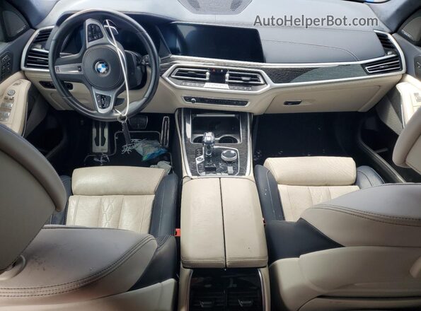 5UXCX6C01N9L68051 2022 BMW X7 Синий Вид панели приборов