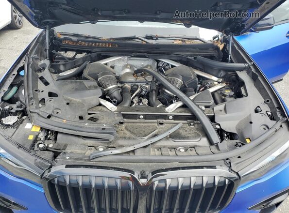 5UXCX6C01N9L68051 2022 BMW X7 Синий Вид подкапотного пространства