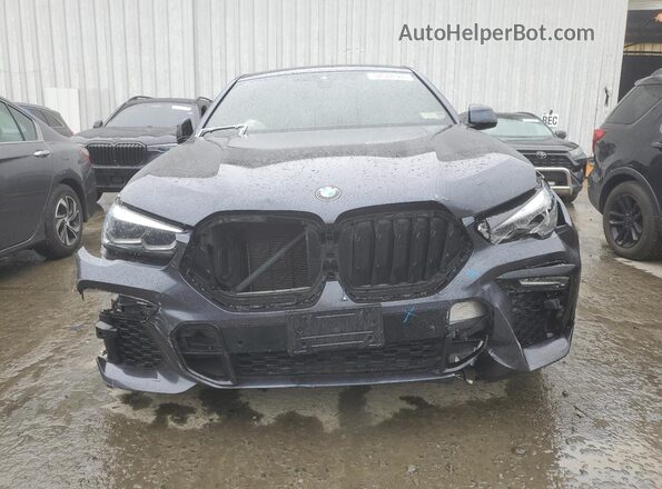 5UXCY4C08L9C65386 2020 BMW X6 Charcoal Widok z przodu