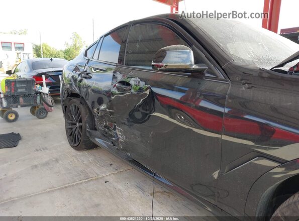 5UXCY4C08M9H29469 2021 BMW X6 Черный Вид спереди