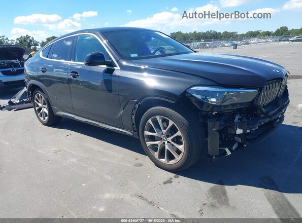 5UXCY6C00P9P21010 2023 BMW X6 Черный Передняя правая четверть