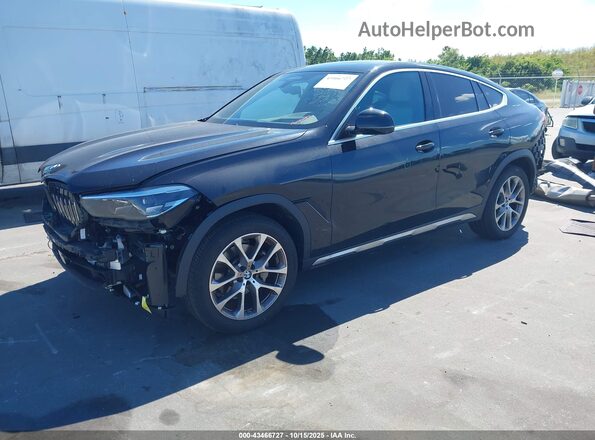 5UXCY6C00P9P21010 2023 BMW X6 Черный Передняя левая четверть