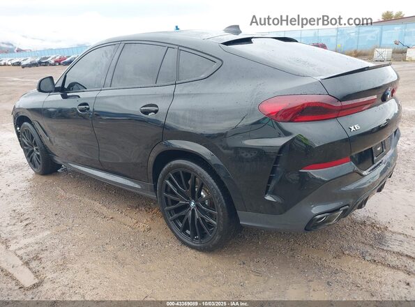5UXCY8C02P9R68203 2023 BMW X6 Черный Задняя левая четверть