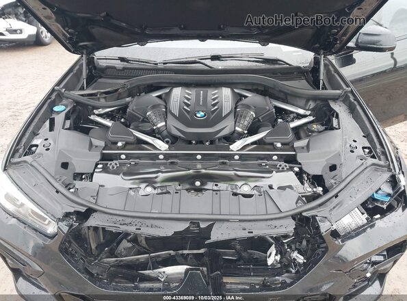 5UXCY8C02P9R68203 2023 BMW X6 Черный Вид сзади