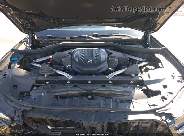 5UXCY8C03M9E15204 2021 BMW X6 Черный Вид сзади
