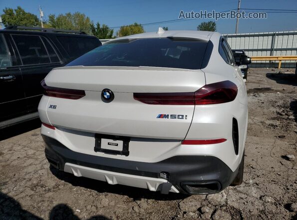 5UXCY8C0XM9G38050 2021 BMW X6 Белый Вид сзади