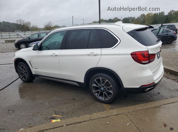 5UXKR0C5XJL077124 2018 BMW X5 White Trasero izquierdo