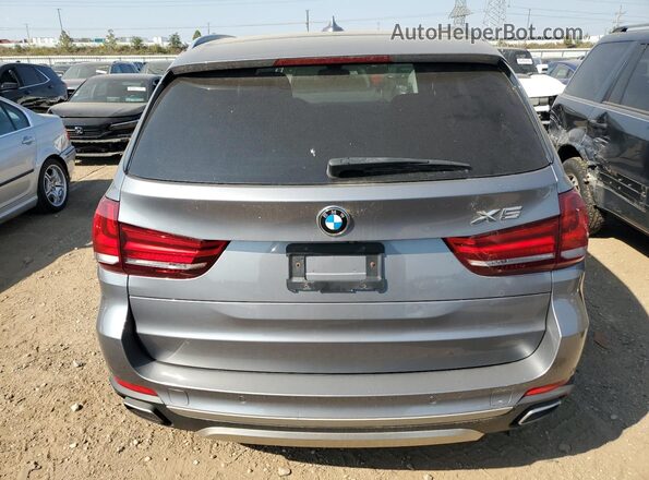 5UXKT0C55J0W01301 2018 BMW X5 Серебряный Вид сзади