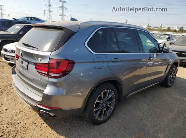 5UXKT0C55J0W01301 2018 BMW X5 Серебряный Задняя правая четверть