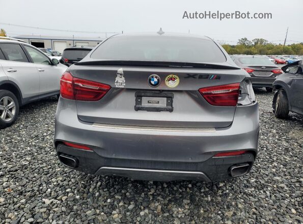 5UXKU2C51H0N84760 2017 BMW X6 Gray უკანა ხედი