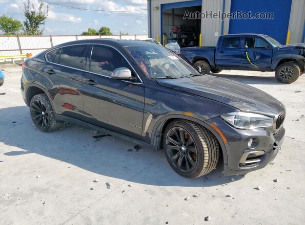 5UXKU6C5XH0S99594 2017 BMW X6 Угольный Передняя правая четверть