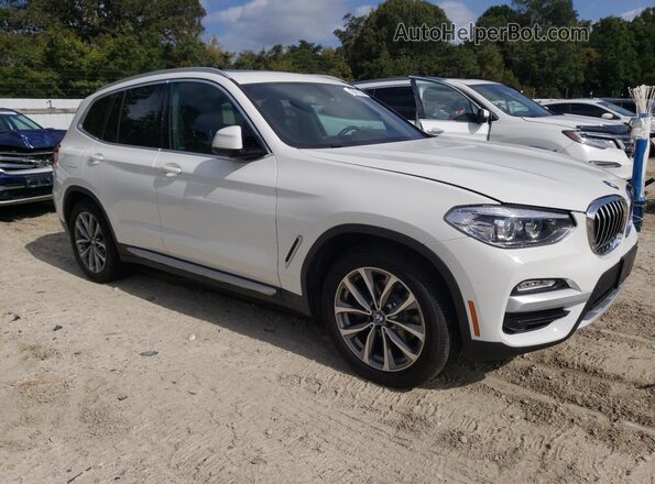 5UXTR9C54JLD66950 2018 BMW X3 White Przód prawy