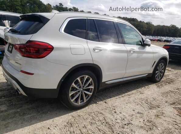 5UXTR9C54JLD66950 2018 BMW X3 White Tył prawy