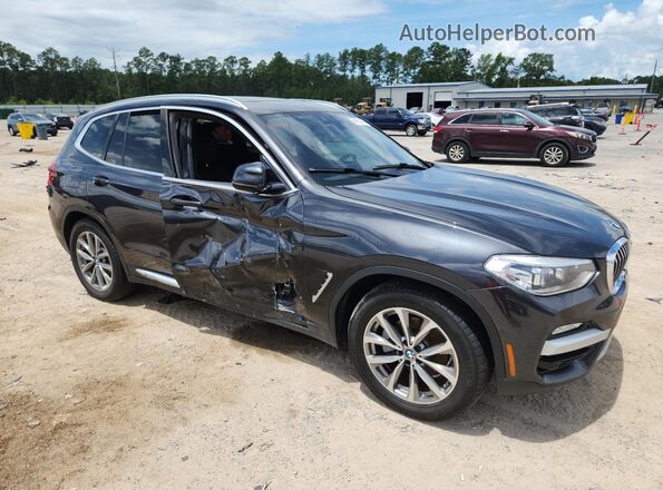 5UXTR9C57JLD64948 2018 BMW X3 Gray Przód prawy