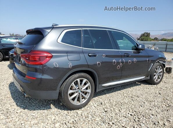 5UXTR9C58JLD73657 2018 BMW X3 Черный Задняя правая четверть