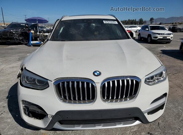 5UXTY3C03M9G76383 2021 BMW X3 Белый Вид спереди