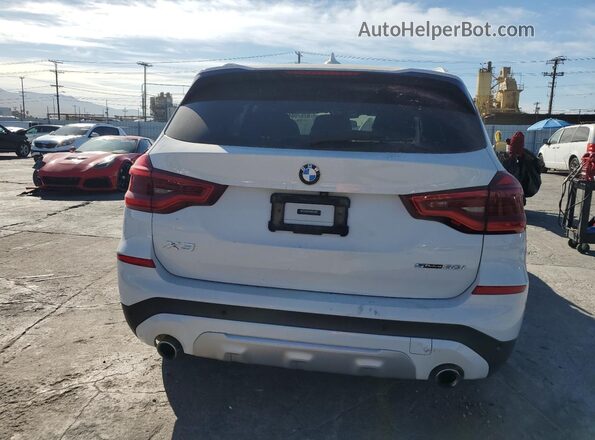 5UXTY3C03M9G76383 2021 BMW X3 Белый Вид сзади