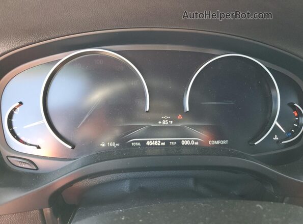 5UXTY3C03M9G76383 2021 BMW X3 Белый Вид щитка приборов
