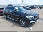 2021 Bmw X3 Sdrive30i Black vin: 5UXTY3C07M9F04910