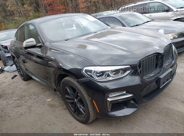 5UXUJ5C56KLJ63237 2019 BMW X4 Черный Передняя правая четверть