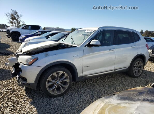 5UXWX9C50G0D94113 2016 BMW X3 Белый Передняя левая четверть