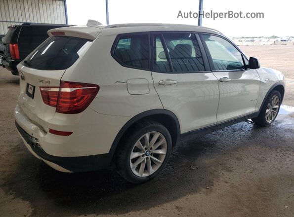 5UXWX9C54G0D64421 2016 BMW X3 White Trasero derecho