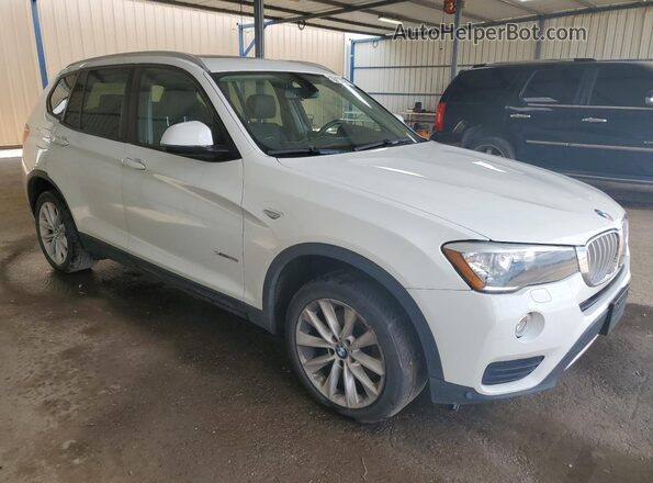 5UXWX9C54G0D64421 2016 BMW X3 White Delantero derecho