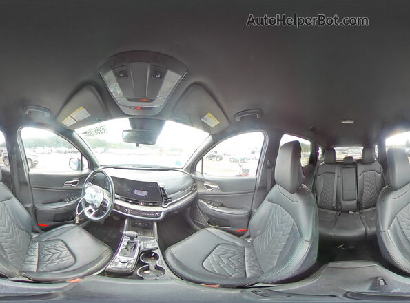 5XYK6CDF7RG154297 2024 KIA SPORTAGE Gray Vista interior de 360 grados