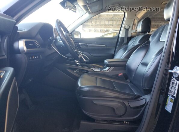 5XYP24HC2LG026449 2020 KIA TELLURIDE Black Вид салону спереду