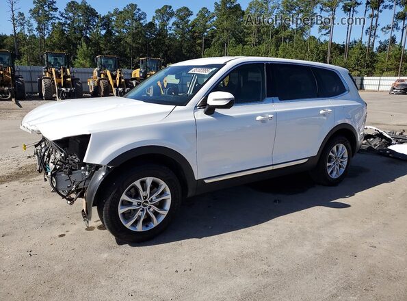 5XYP24HC7LG091961 2020 KIA TELLURIDE Белый Передняя левая четверть