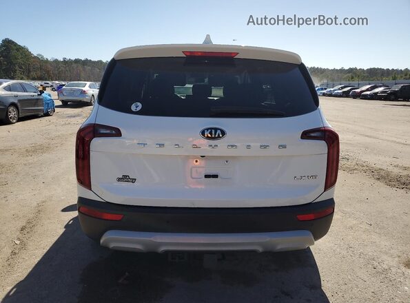 5XYP24HC7LG091961 2020 KIA TELLURIDE Белый Вид сзади