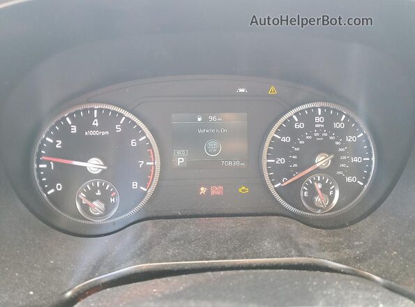 5XYP24HC7LG091961 2020 KIA TELLURIDE Белый Вид щитка приборов