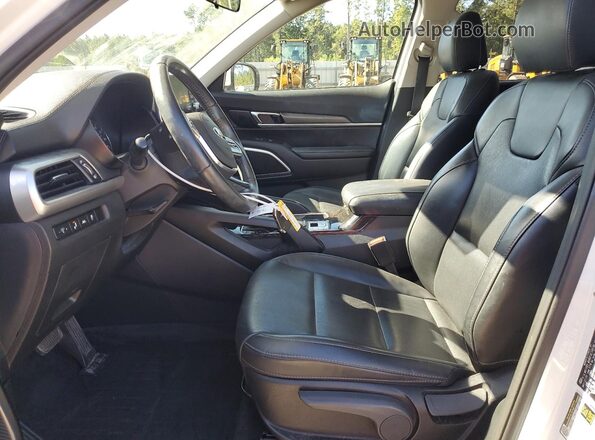 5XYP24HC7LG091961 2020 KIA TELLURIDE Белый Вид салона спереди